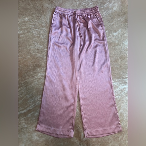 Zara: Wrinkled Look Pants: Marsala: XL - Picture 1 of 3